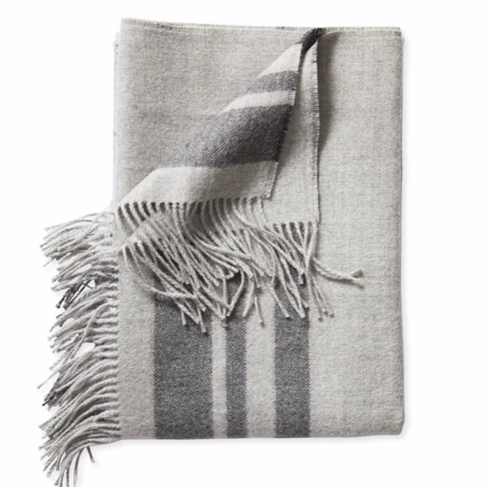Serena & Lily Avery Throw, 100% Alpaca Wool Blanket